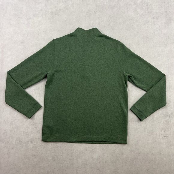 RHONE Commuter 1/4 Zip Pullover Sweater Mens Medium Green Golf Office - Picture 4 of 12